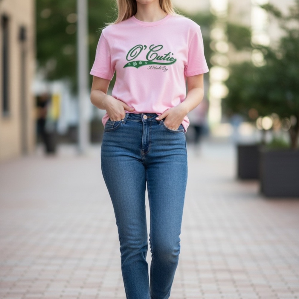 St Patrick Women’s Pink Tee